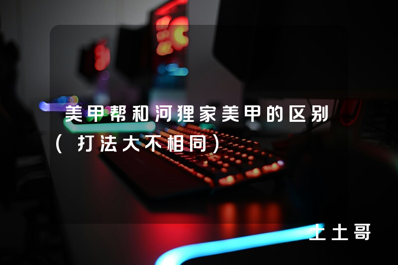 美甲帮和河狸家美甲的区别(打法大不相同) 美甲帮和河狸家美甲的区别(打法大不相同)