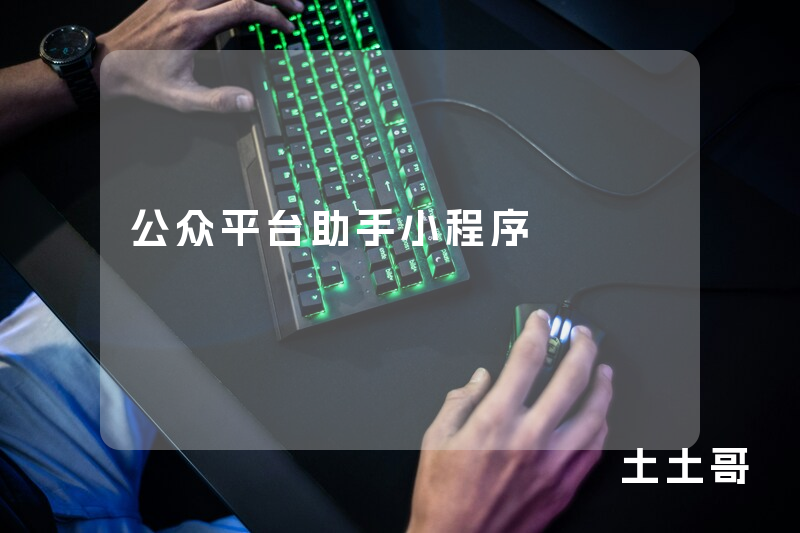 公众平台助手小程序 公众平台助手小程序