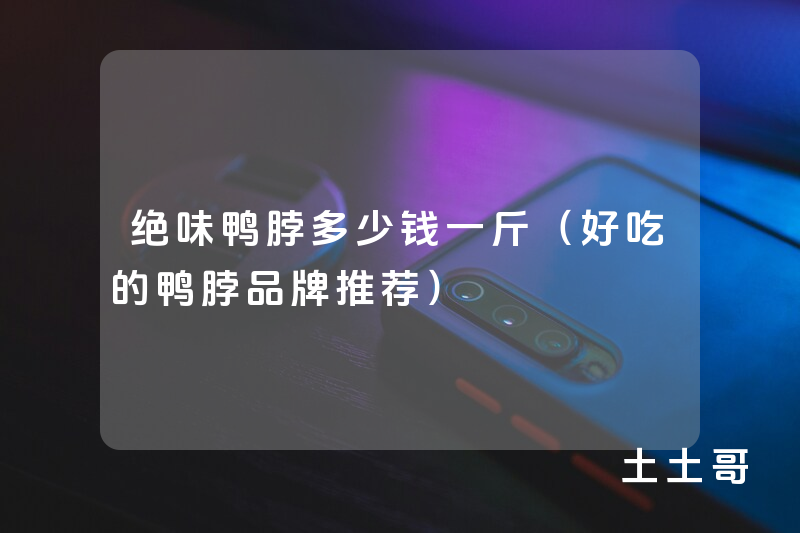 绝味鸭脖多少钱一斤(好吃的鸭脖品牌推荐) 绝味鸭脖多少钱一斤(好吃的鸭脖品牌推荐)