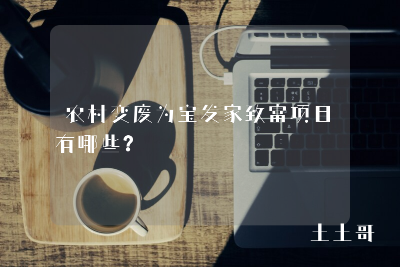 农村变废为宝发家致富项目有哪些? 农村变废为宝发家致富项目有哪些?