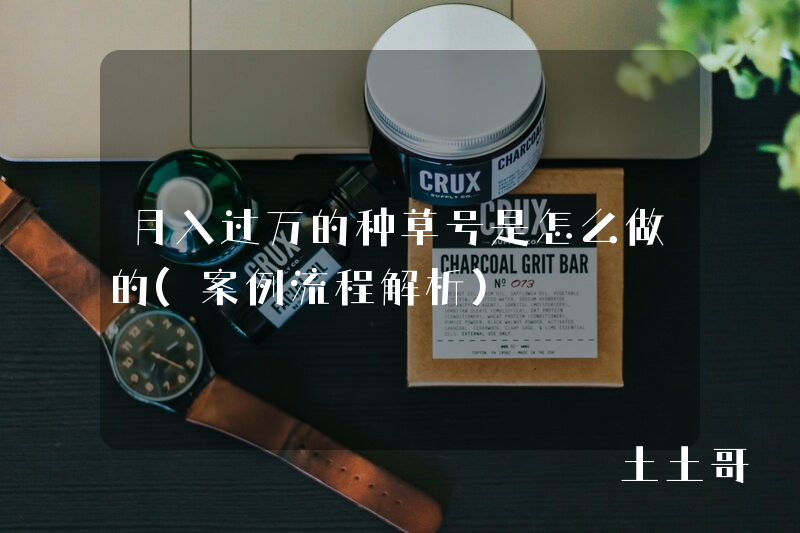 月入过万的种草号是怎么做的(案例流程解析) 月入过万的种草号是怎么做的(案例流程解析)