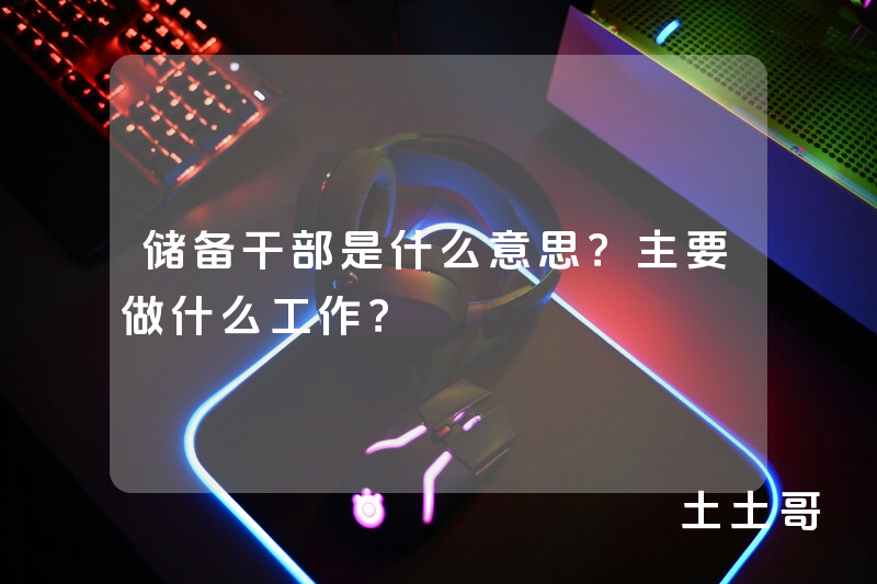 储备干部是什么意思?主要做什么工作? 储备干部是什么意思?主要做什么工作?