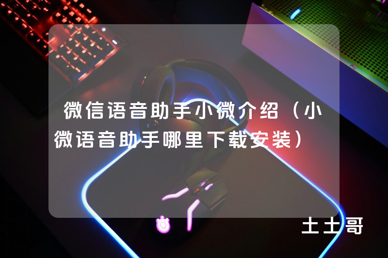 微信语音助手小微介绍(小微语音助手哪里下载安装) 微信语音助手小微介绍(小微语音助手哪里下载安装)
