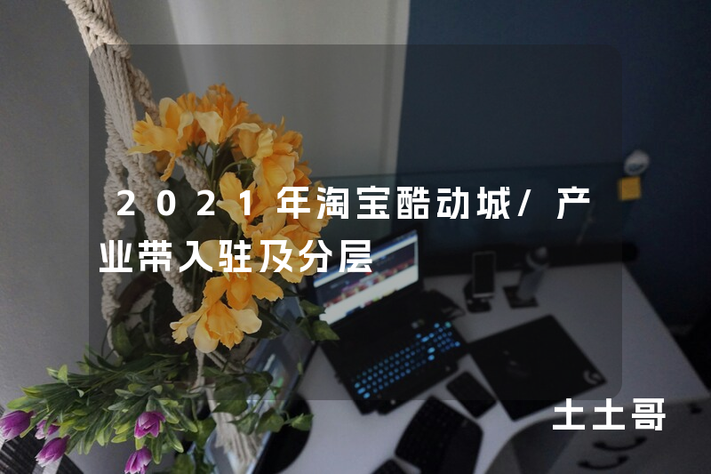 2021年淘宝酷动城/产业带入驻及分层 2021年淘宝酷动城/产业带入驻及分层