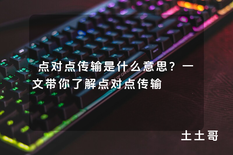 点对点传输是什么意思?一文带你了解点对点传输 点对点传输是什么意思?一文带你了解点对点传输