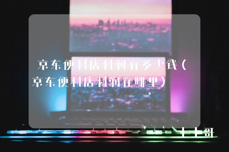 京东便利店利润有多少钱(京东便利店利润在哪里) 京东便利店利润有多少钱(京东便利店利润在哪里)