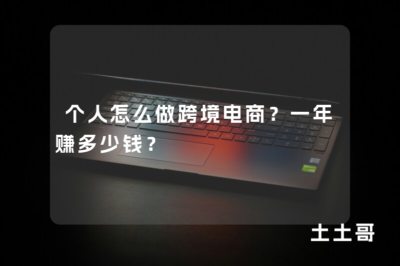 个人怎么做跨境电商?一年赚多少钱? 个人怎么做跨境电商?一年赚多少钱?