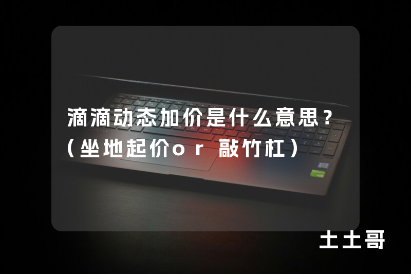 滴滴动态加价是什么意思?(坐地起价or敲竹杠) 滴滴动态加价是什么意思?(坐地起价or敲竹杠)