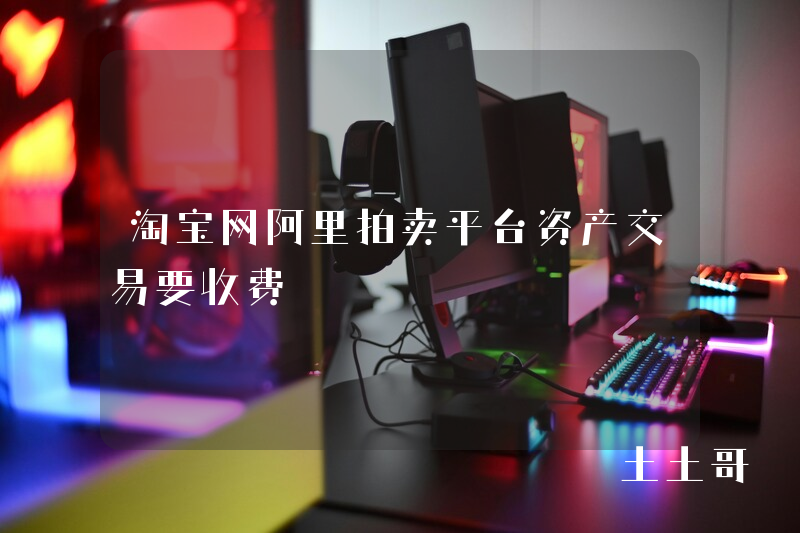 淘宝网阿里拍卖平台资产交易要收费 淘宝网阿里拍卖平台资产交易要收费