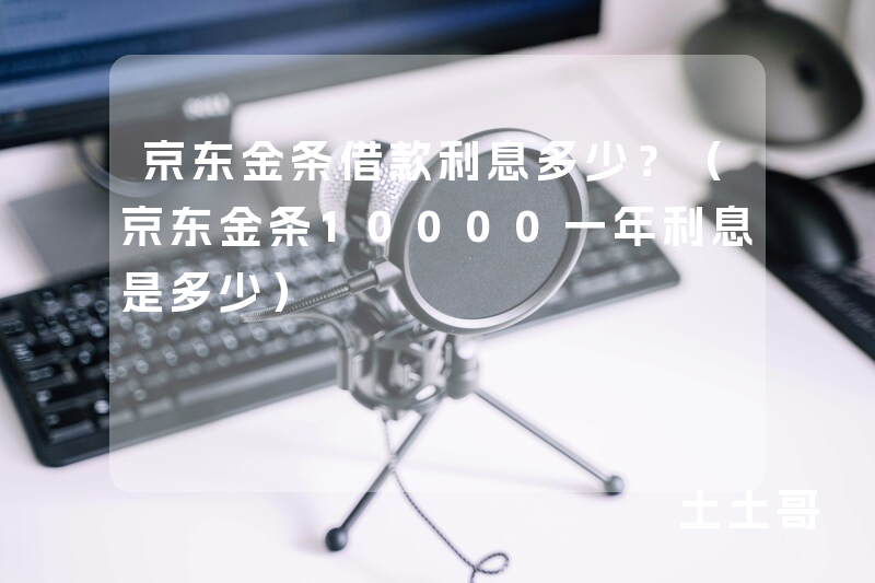 京东金条借款利息多少?(京东金条10000一年利息是多少) 京东金条借款利息多少?(京东金条10000一年利息是多少)