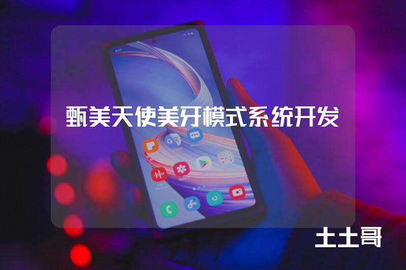 甄美天使美牙模式系统开发
