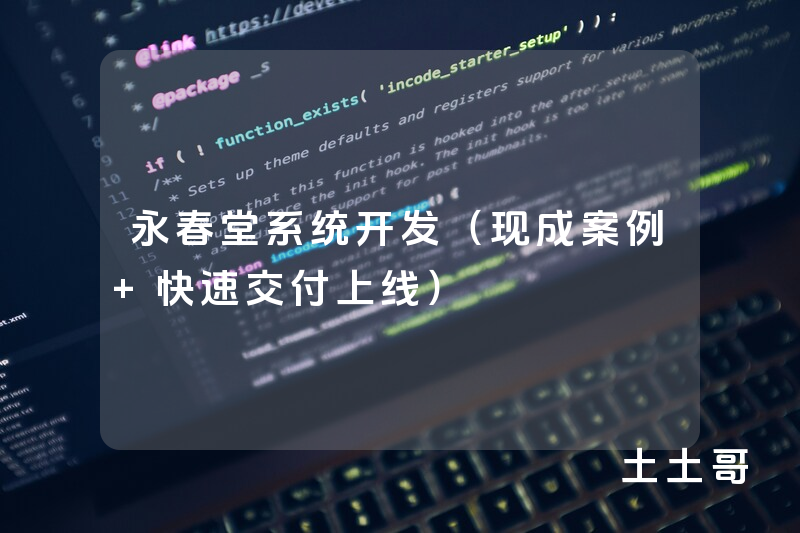 永春堂系统开发（现成案例 快速交付上线）