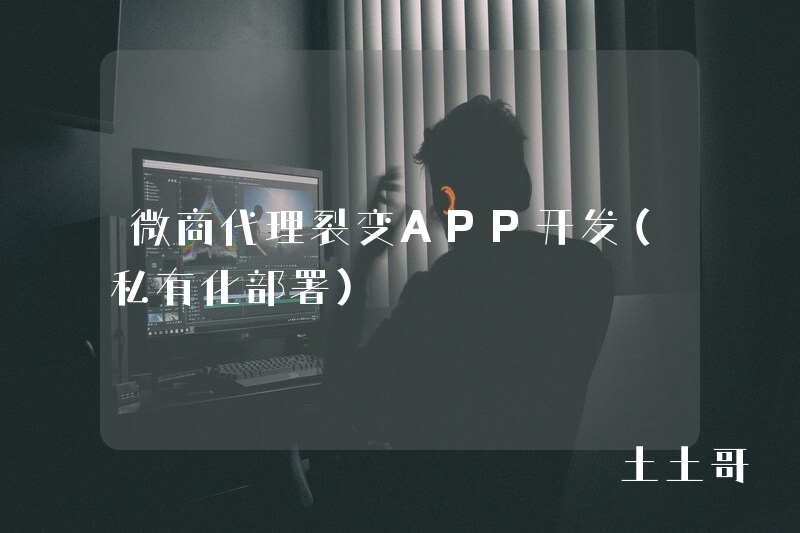 微商代理裂变APP开发（私有化部署）