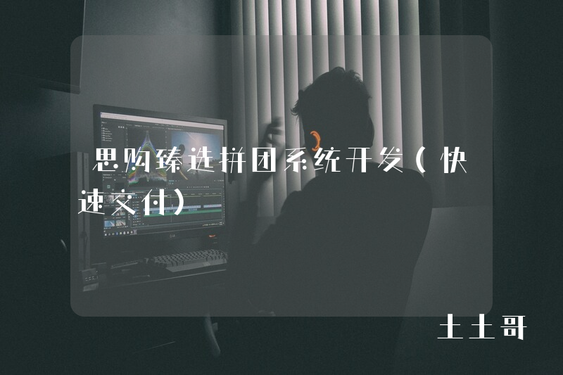 思购臻选拼团系统开发（快速交付）