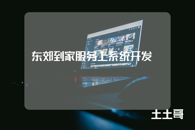 东郊到家服务上系统开发