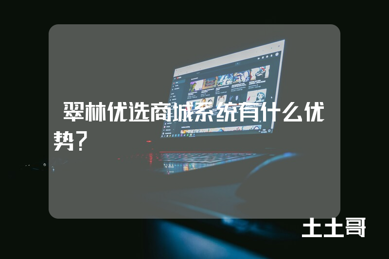 翠林优选商城系统有什么优势？