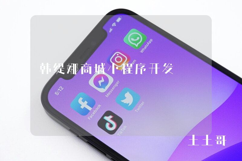 韩缇娜商城小程序开发