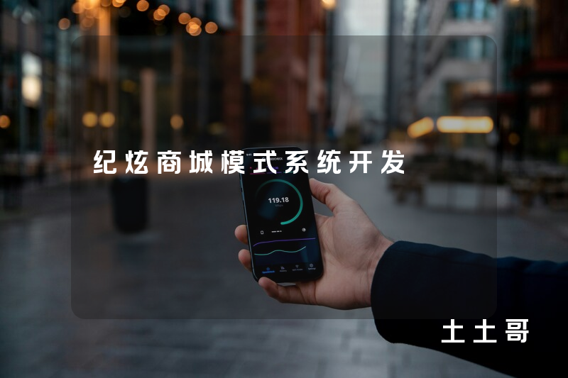 纪炫商城模式系统开发