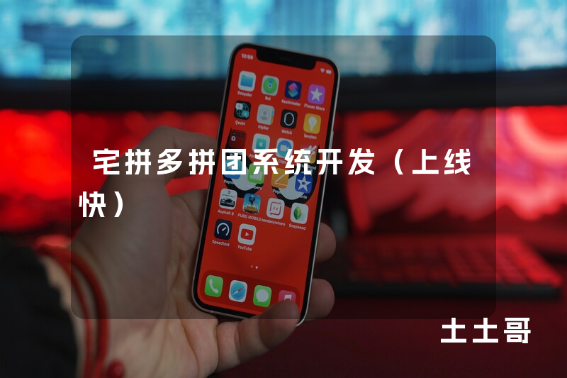 宅拼多拼团系统开发（上线快）