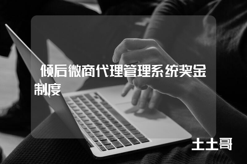 倾后微商代理管理系统奖金制度
