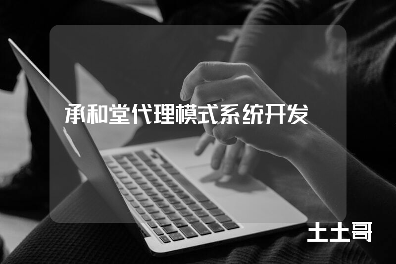 承和堂代理模式系统开发
