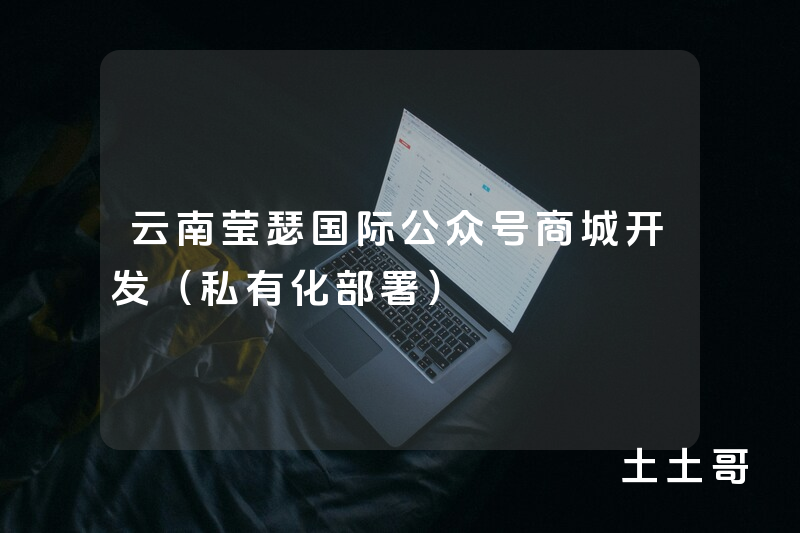 云南莹瑟国际公众号商城开发（私有化部署）