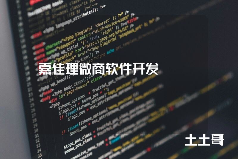 嘉佳理微商软件开发