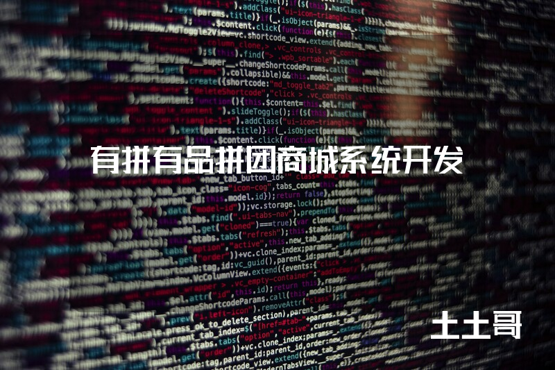 有拼有品拼团商城系统开发